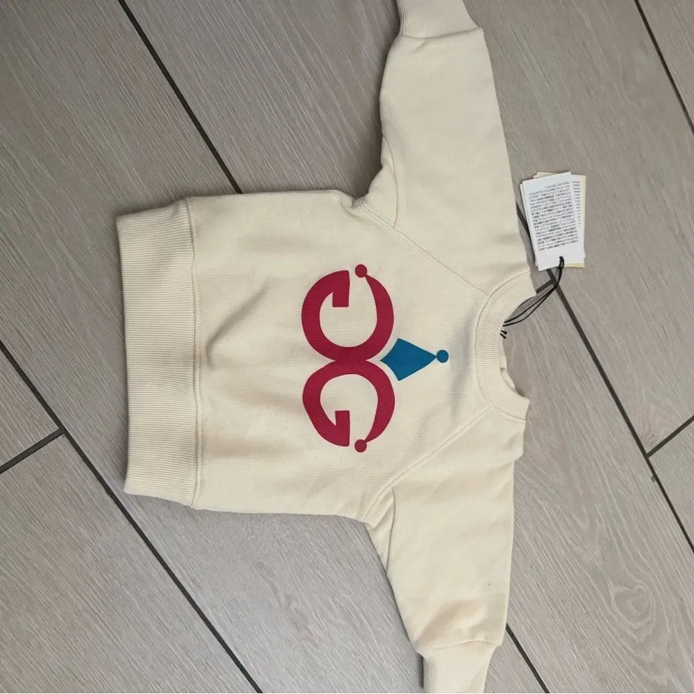 Brand new BABY PRINTED COTTON SWEATSHIRT 3/6 months